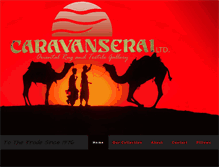 Tablet Screenshot of caravanserairugs.com